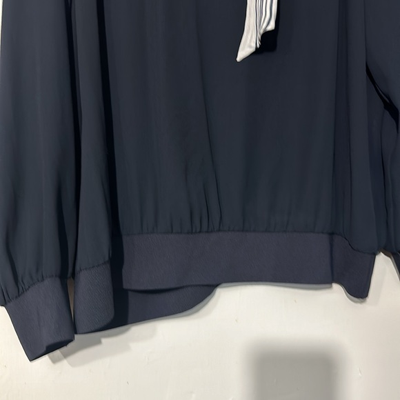 NWOT. Woman’s Ted Baker London long sleeve top, with scarf neck tie. Size 4. - Picture 5 of 6